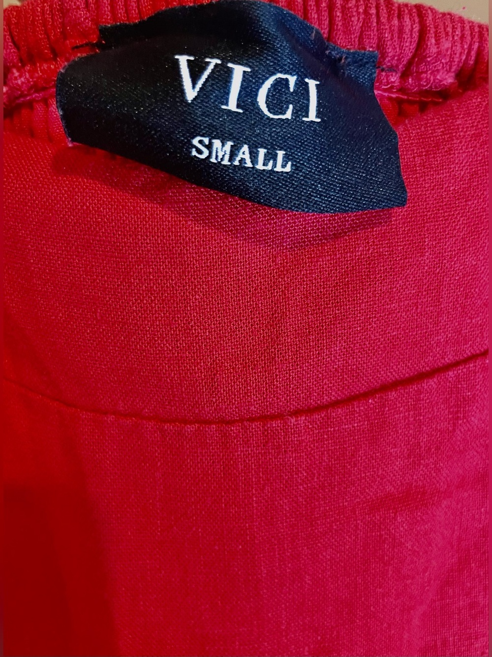 Vici Red Maxi Dress with Spaghetti Straps - Picture 8 of 13